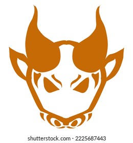 buffalo head vector design suitable for stickers, logos, and others