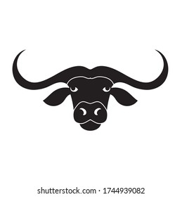 
Buffalo head vector symbol for logo design 