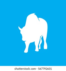 buffalo icon illustration isolated vector sign symbol