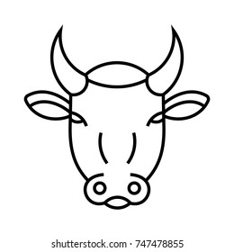 Buffalo icon vector design illustration