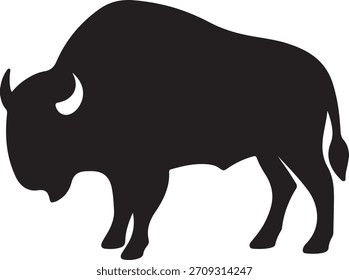 Ícone de Búfalo - Ilustração de Vetor