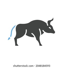 Buffalo icon vector image. Can also be used for Village. Suitable for mobile apps, web apps and print media.