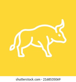 Buffalo icon vector image. Can also be used for Village. Suitable for mobile apps, web apps and print media.