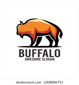 buffalo illustration mascot logo illustrations