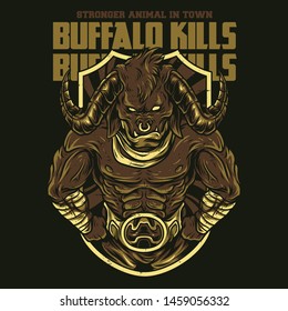 Buffalo Kills Fighter Series Illustration