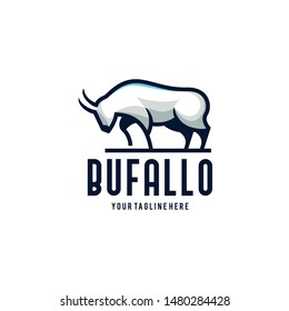 Buffalo Logo Design Template Inspiration - Vector