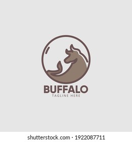 Buffalo logo premium template for your solid and unique brand
