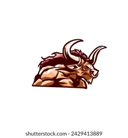 Buffalo Logo Stock Vector Illustration
