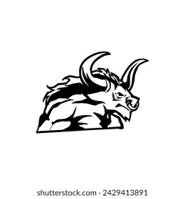 Buffalo Logo Stock Vector Illustration
