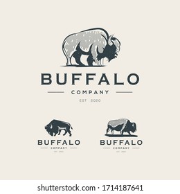 Buffalo Logo Template Premium Vector