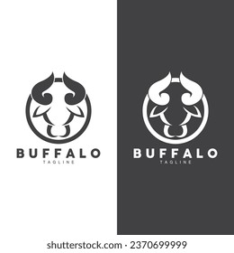 Buffalo Logo Templet Vector Illustration