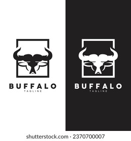 Buffalo Logo Templet Vector Illustration