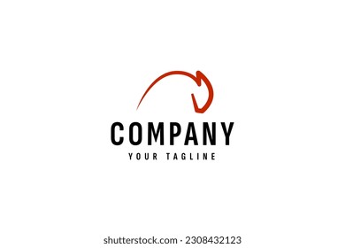 buffalo logo vector icon illustration