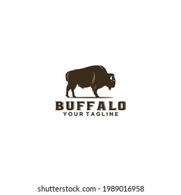 buffalo logo in white background