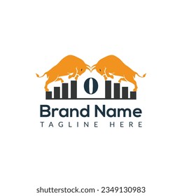 Buffalo On Letter O Logo Design Template. Business Logo, business, and company identity.	

