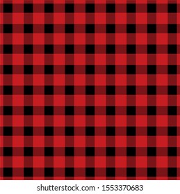 Buffalo plaid lumberjack tartan seamless pattern in vector format.