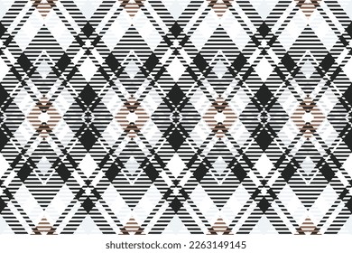 buffalo plaid pattern fabric design texture is woven in a simple twill, two over two under the warp, advancing one thread at each pass.