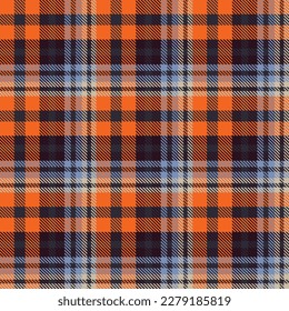 buffalo plaid pattern seamless textile is woven in a simple twill, two over two under the warp, advancing one thread at each pass.