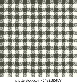 Buffalo plaid seamless pattern. Scottish tartan vector background. Gingham check graphic texture for fabric, wrapping paper, package, banner, card. Classic Shepherd's check textile print.