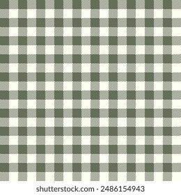 Buffalo plaid seamless pattern. Scottish tartan vector background. Gingham check graphic texture for fabric, wrapping paper, package, banner, card. Classic Shepherd's check textile print.