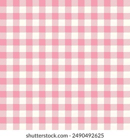 Buffalo plaid seamless pattern. Scottish tartan vector background. Gingham check graphic texture for fabric, wrapping paper, package, banner, card. Classic Shepherd's check textile print.