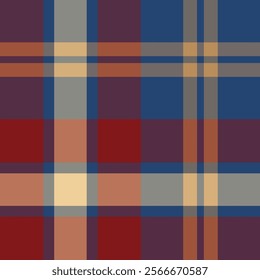 buffalo plaid seamless tartan check plaid for skirt, tablecloth, blanket, duvet cover, or other modern fashion print.