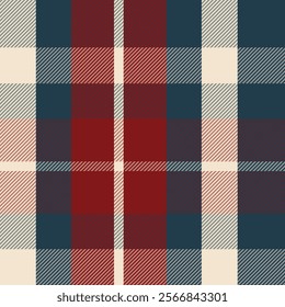 buffalo plaid seamless tartan check plaid for skirt, tablecloth, blanket, duvet cover, or other modern fashion print.