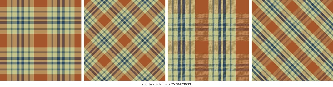 buffalo plaid seamless tartan check plaid for skirt, tablecloth, blanket, duvet cover, or other modern fashion print.