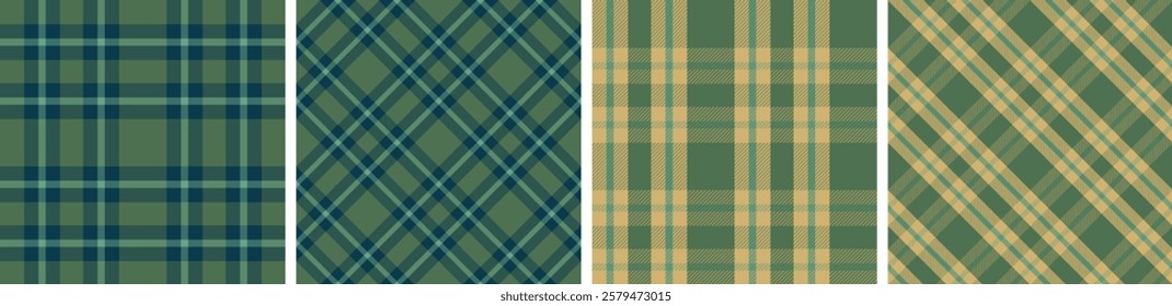 buffalo plaid seamless tartan check plaid for skirt, tablecloth, blanket, duvet cover, or other modern fashion print.