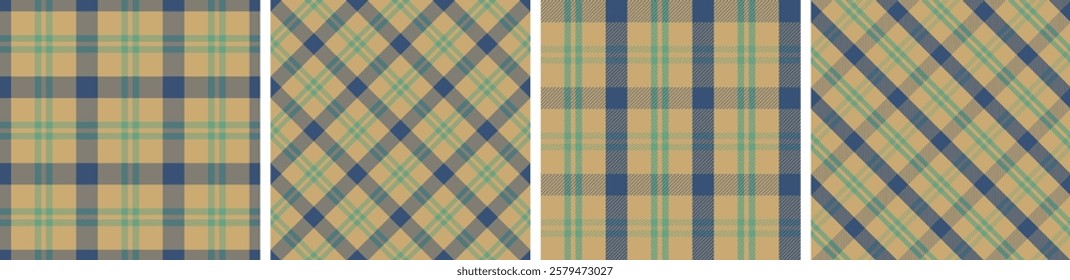 buffalo plaid seamless tartan check plaid for skirt, tablecloth, blanket, duvet cover, or other modern fashion print.