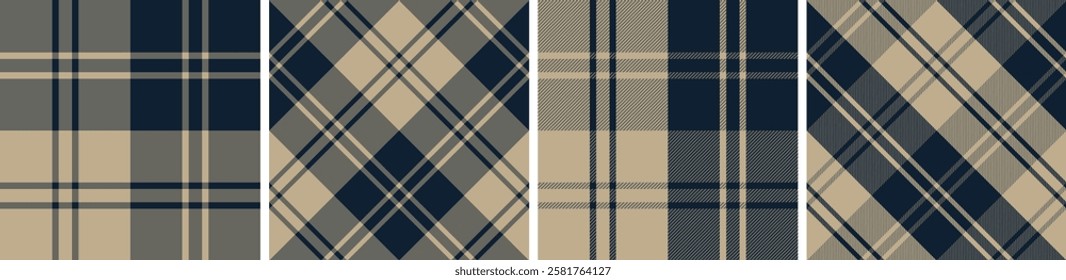 buffalo plaid seamless tartan check plaid for skirt, tablecloth, blanket, duvet cover, or other modern fashion print.