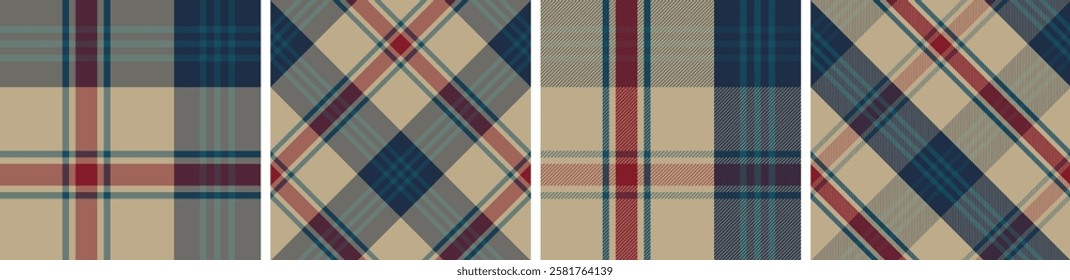 buffalo plaid seamless tartan check plaid for skirt, tablecloth, blanket, duvet cover, or other modern fashion print.