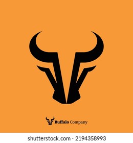 Buffalo simple logo design concept