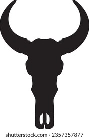 Buffalo Skull Icon, Bull Skull Svg svg