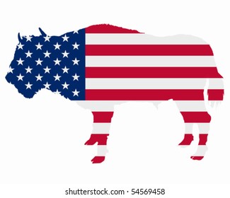 Buffalo Stars Stripes Stock Vector (Royalty Free) 51890941 | Shutterstock