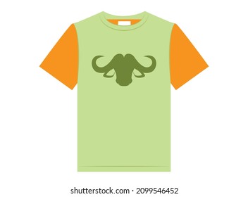 Buffalo t-shirt design, vector illustration