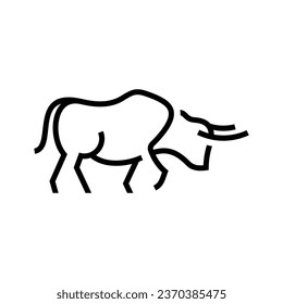 Buffalo Vector Logo Design Template