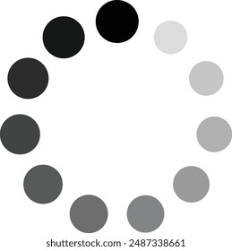 buffering icon vector template illustration logo design