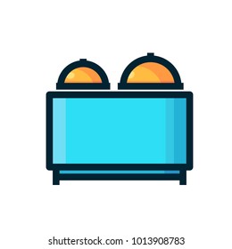 buffet icon filled outline
