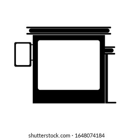 icono del buffet sobre fondo blanco