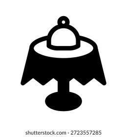 Ilustración de diseño de símbolo de Vector de icono de buffet