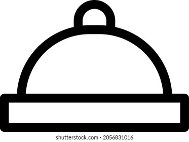 Diseño de iconos de vector de contorno Buffet
