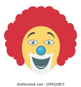 
buffoon, joker Color Vector icon which can be easily modified or edit

