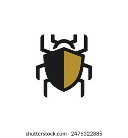 Bug abstraktes Logo Moderner Stil