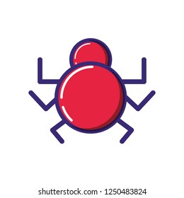 bug animal isolated icon