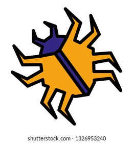 bug animal isolated icon
