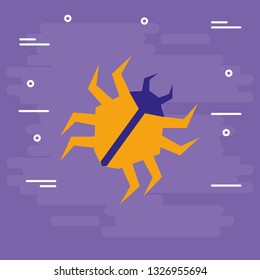 bug animal isolated icon