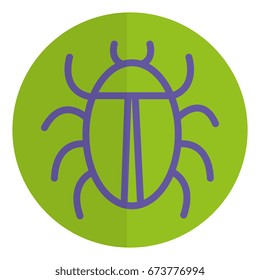 bug animal isolated icon
