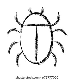 bug animal isolated icon