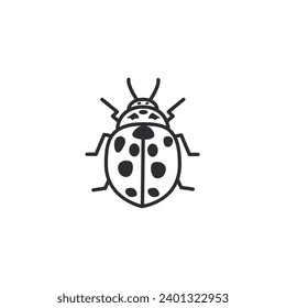 Bug, beetle, ladybug, virus Icon